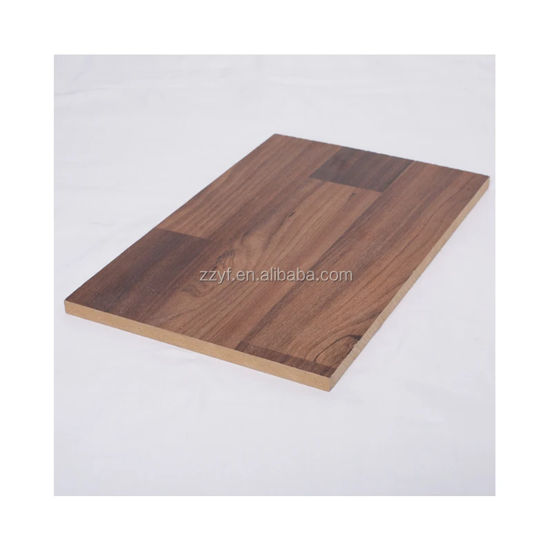 mdf board 18 mm with melamine laminated color marble wood fiber