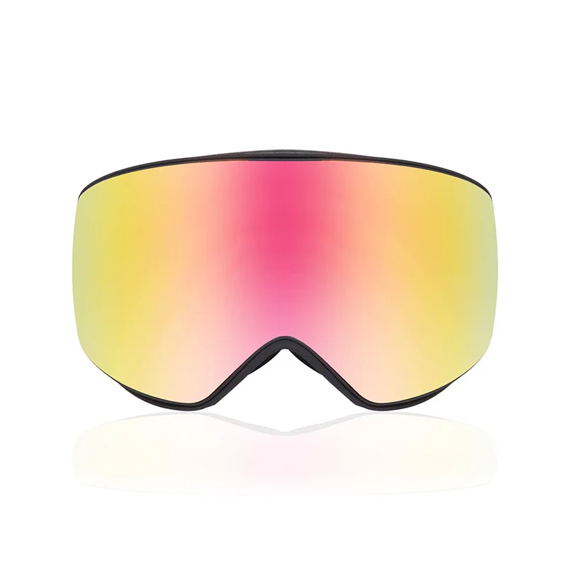 High quality  Wholesale Hotselling Ski Goggles Anti-Fog Custom OEM Ski Goggles Mirror Lens Unisex Sport Goggles