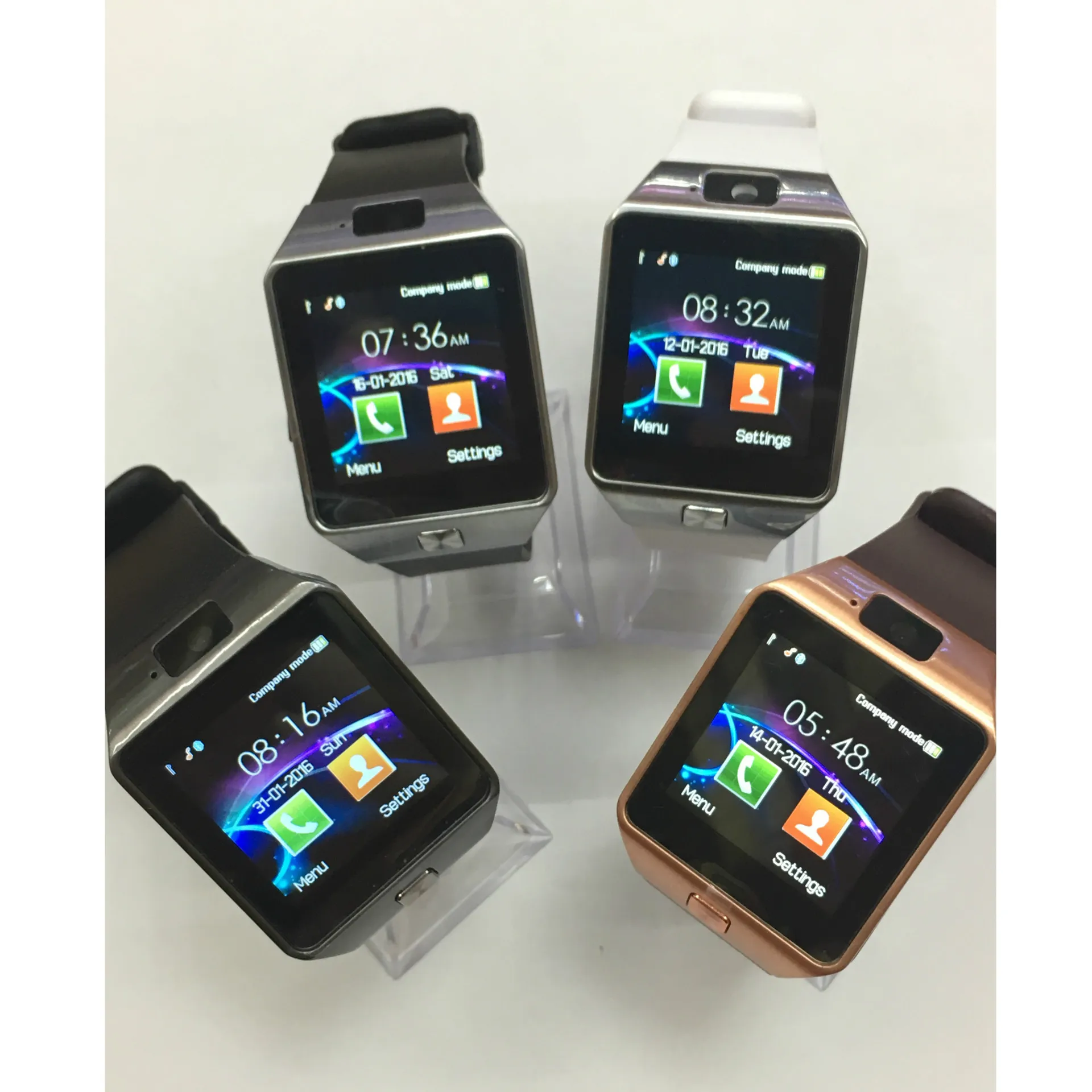 OEM Manufacturing MTK6261 Mobile phone Watch DZ09 SmartWatch wrist smart watch