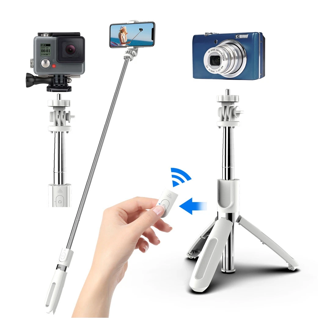 Factory direct sales Smartphone stand Flexible Mini Octopus Tripod Mini tripod with retractable pole