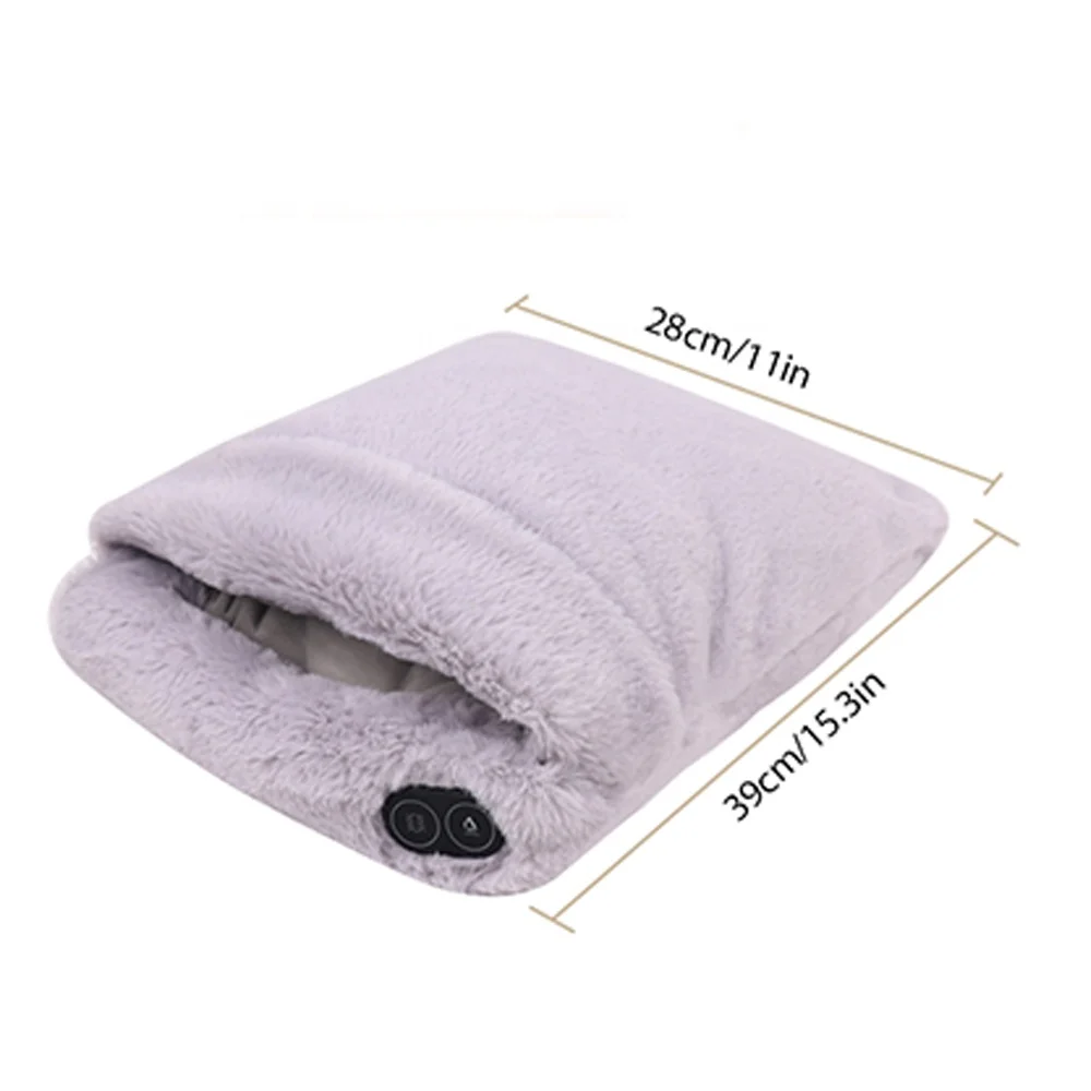 Fast Foot Heating Boots Auto-Off with 3 Temperature Setting  Machine Washable and Anti-Slip Sole