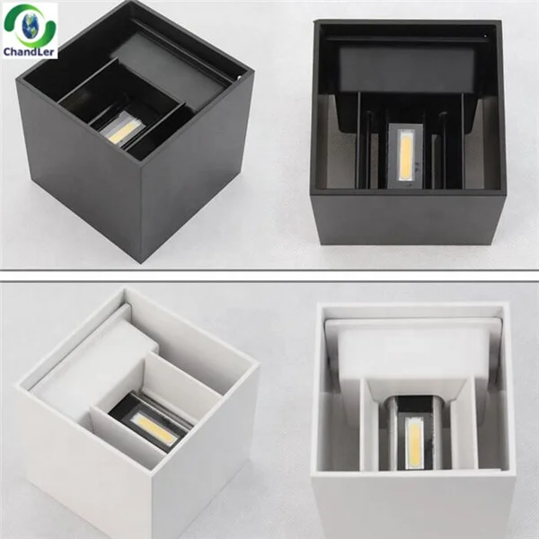 
chandler 7w Adjustable Surface Mounted Outdoor Cube Led wall light, ip65 Led outdoor wall lamp ,up and down wall light 