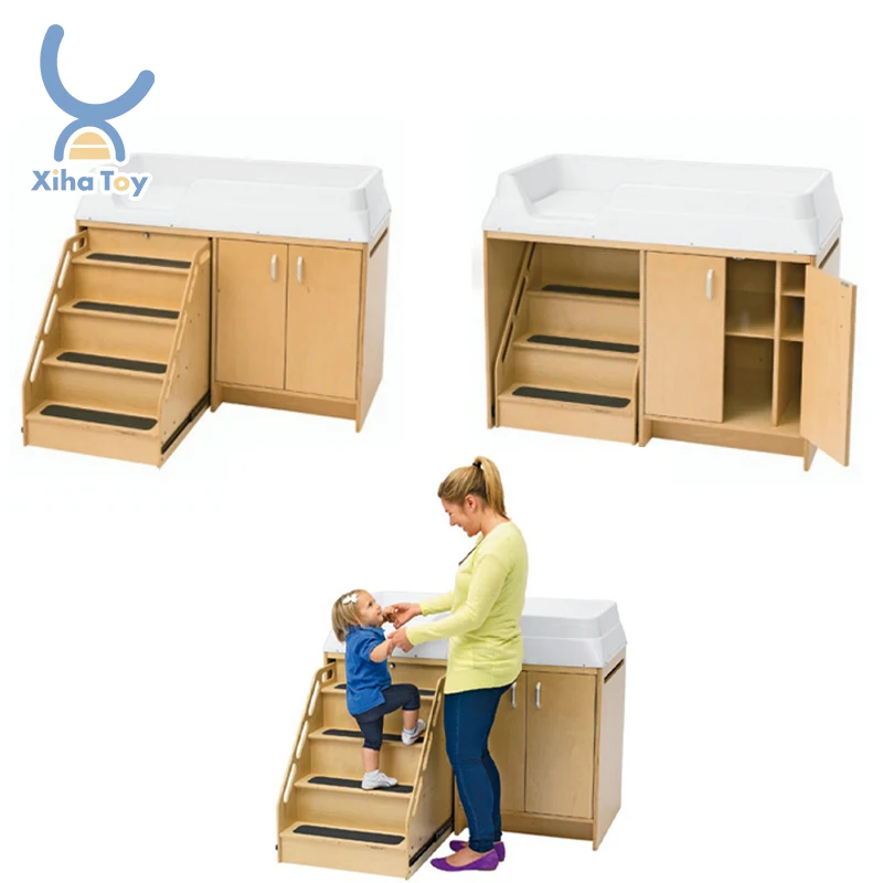 XIHA Nursery Changing Table Infants Babies kindergarten furniture Changing Station baby Children Flat Top Changing Table