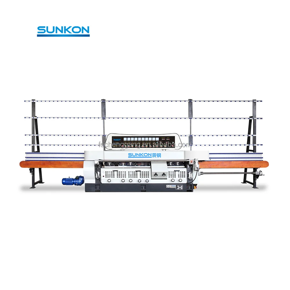 CGZ9325D-45  45 degree shape  edge beveling glass grinding and edging machine