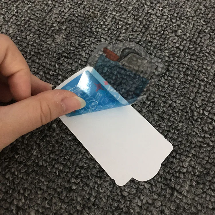 Logo sticker custom printing factory wholesale custom design waterproof plastic self-adhesive rectangular sticker