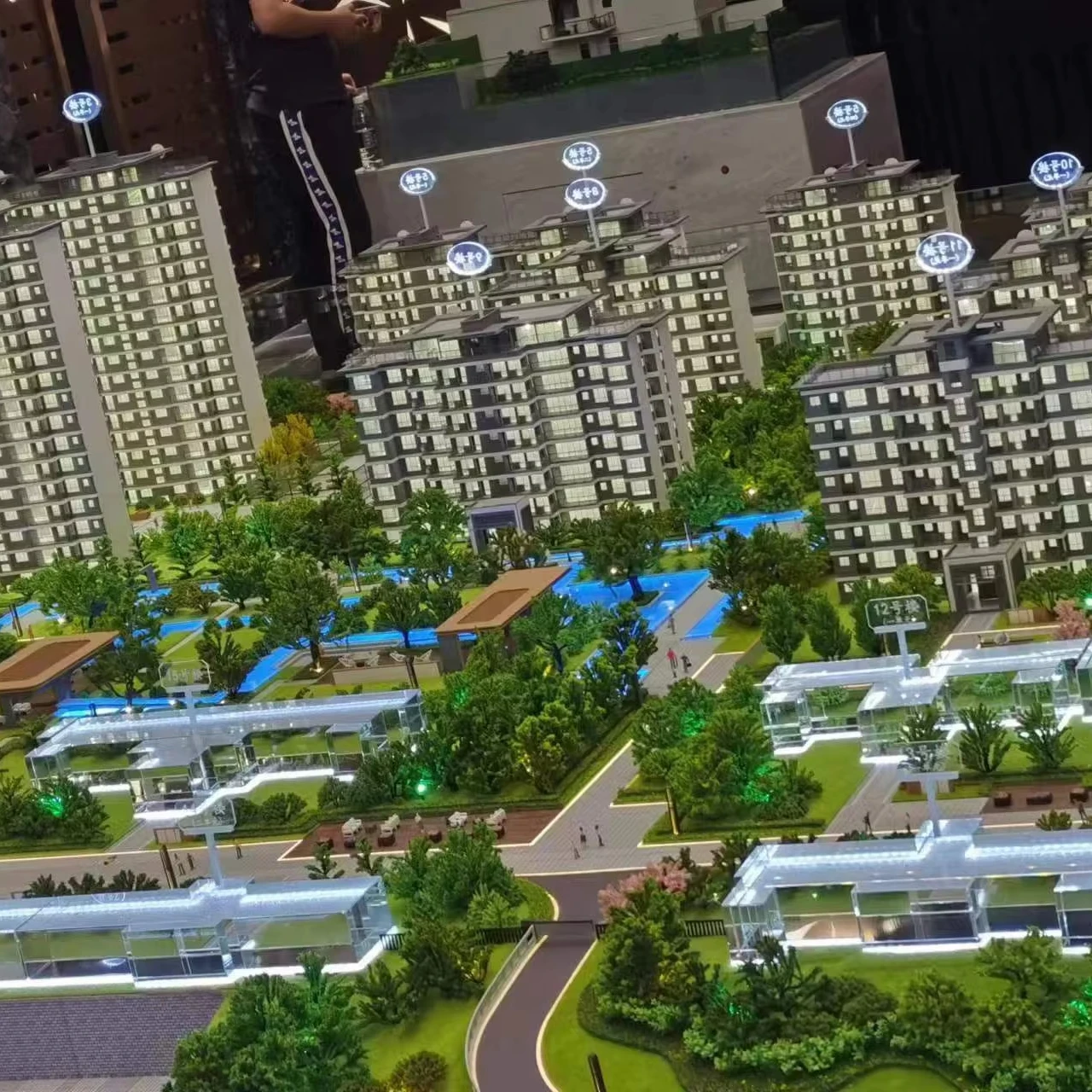 Роскошная Миниатюрная модель небольшого дома внутренняя и внешняя роскошного декора физическая здания