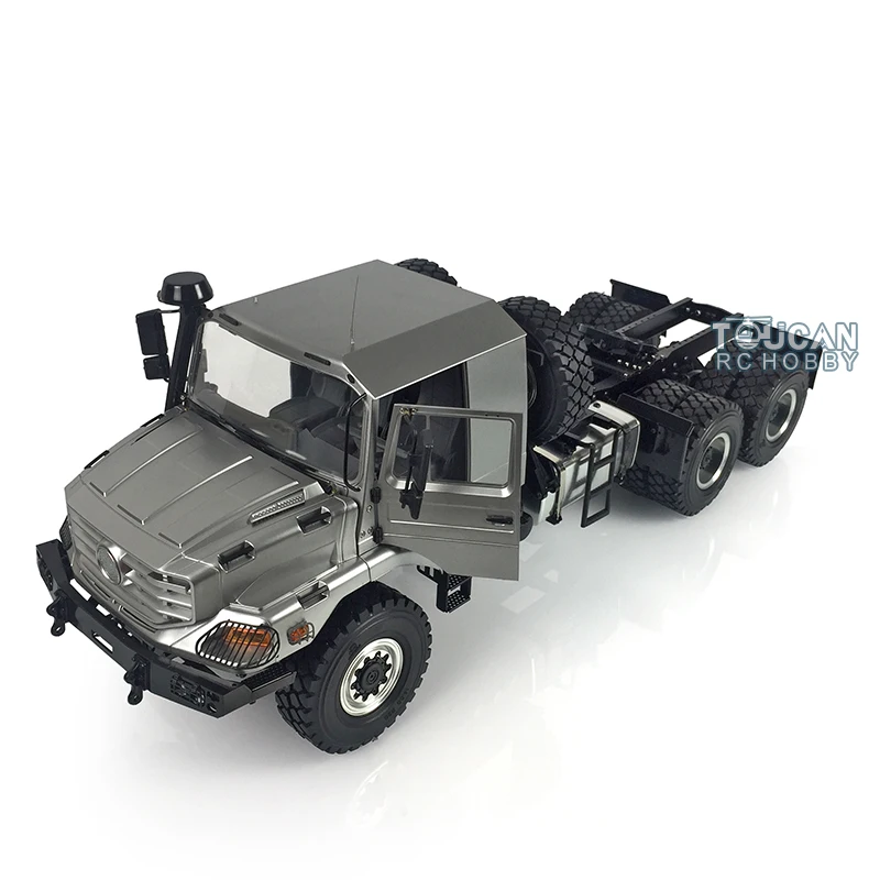 JDM 157 1/14 Metal 6*6 RC Truck Model W/ Differential Axle Remote Control Climbing Trailer Adults Toys TH17202-ali6
