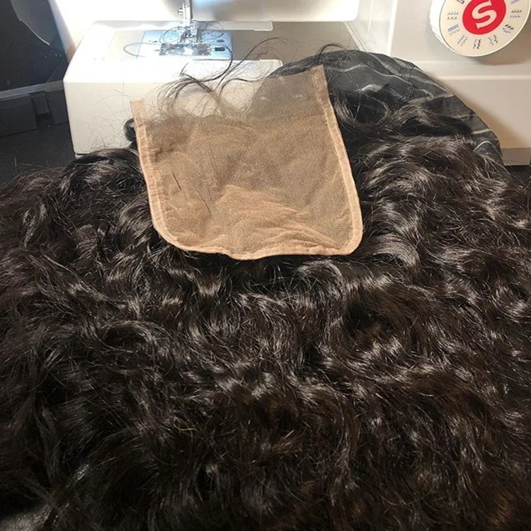 Парик с застежкой 5X5/4X4, парики из натуральных человеческих волос с глубокой волной, натуральные черные норковые натуральные бразильские волосы, парики на сетке