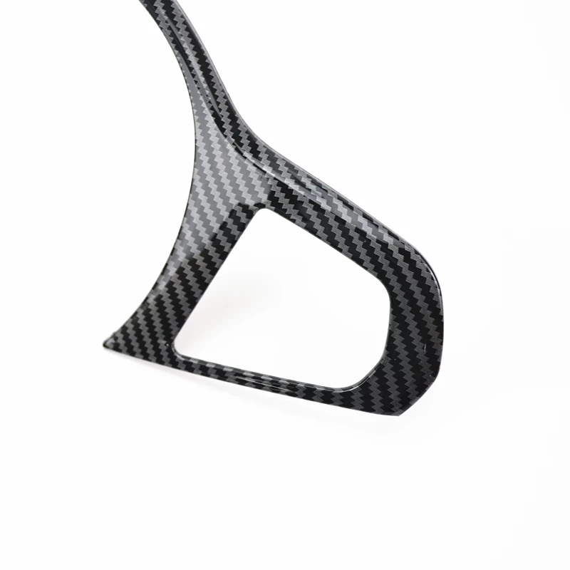 Tcart car accessories for X3 X4 (G01/G02) 2018 2019 2020 2021 M sports stars steering wheel trim ABS material carbon fibre