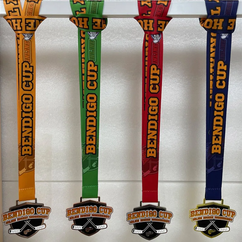 Honorary medal the merit hockey Sports competition medal medallion