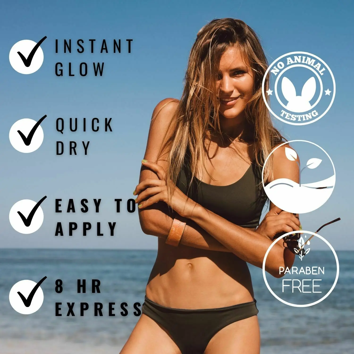 Amazon Hot Sale Wholesale Private Label Tanning Lotion Sunless Self Tanner Organic Body Shimmer Oil Tanning Oil