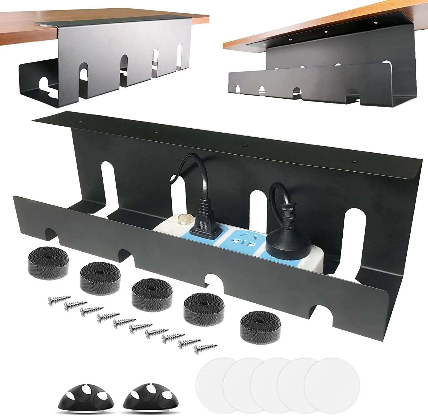 Manufactory Cable management tray Desk cable management tray Under desk cable management tray