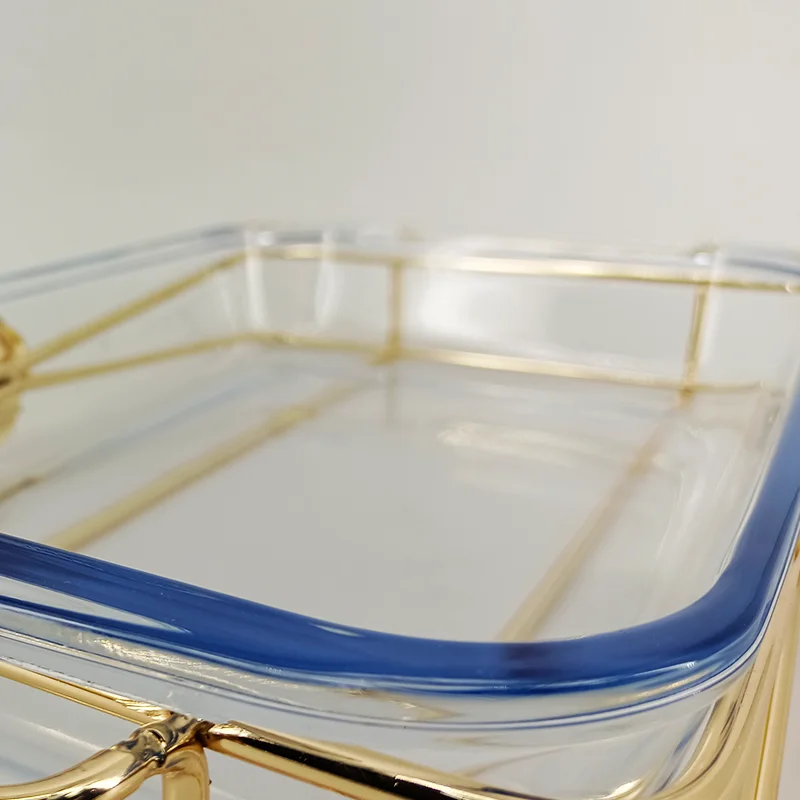 Popular Design Dessert Fruit Rond 3 Compartment Salad Bowl Snack Plate Set