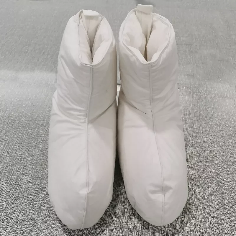 Ultralight Indoor Warm Duck Down Feather Filled Boots Unisex Winter Camping Sleeping Use Slippers Boots