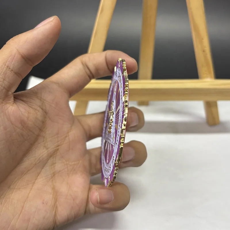 Custom New Types Philippines Souvenir Metal Crafts Car Emblem UV Gravure Printing All kinds Shape Design