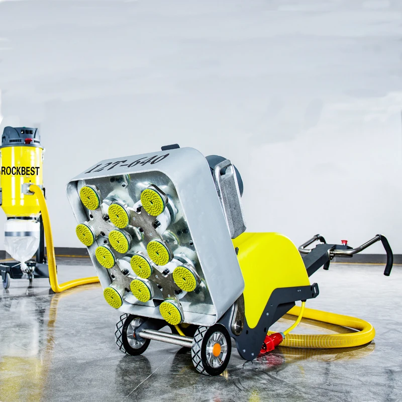 square plate concrete floor grinding polishing machine