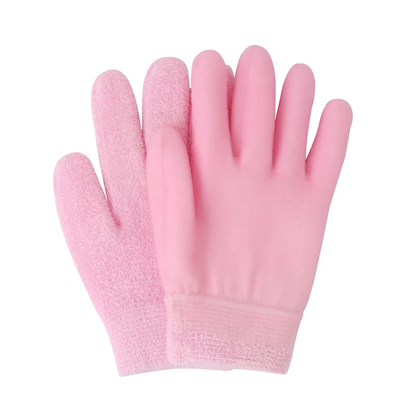 Moisturizing Spa Gloves Hand Care Silicone Gel Gloves  Heal Eczema Cracked Dry Skin for Repair Treatment