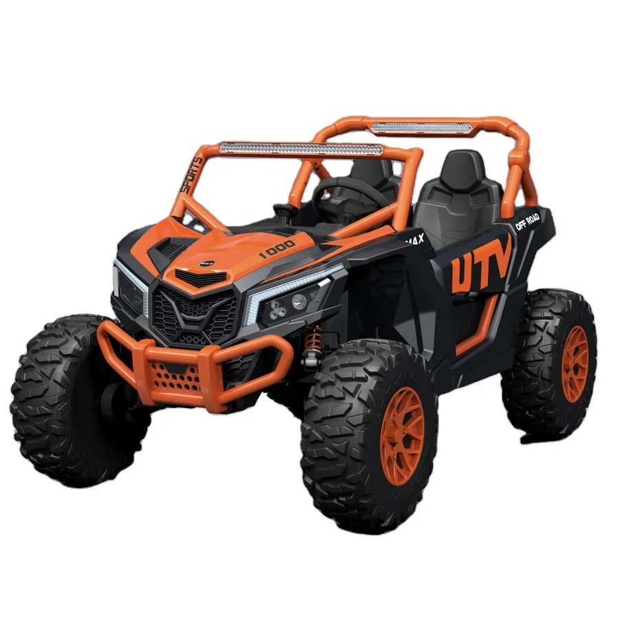 Новый 24В 4WD детский автомобиль для езды на грузовике UTV с родительским пультом дистанционного управления пружинная подвеска светодиодные фонари
