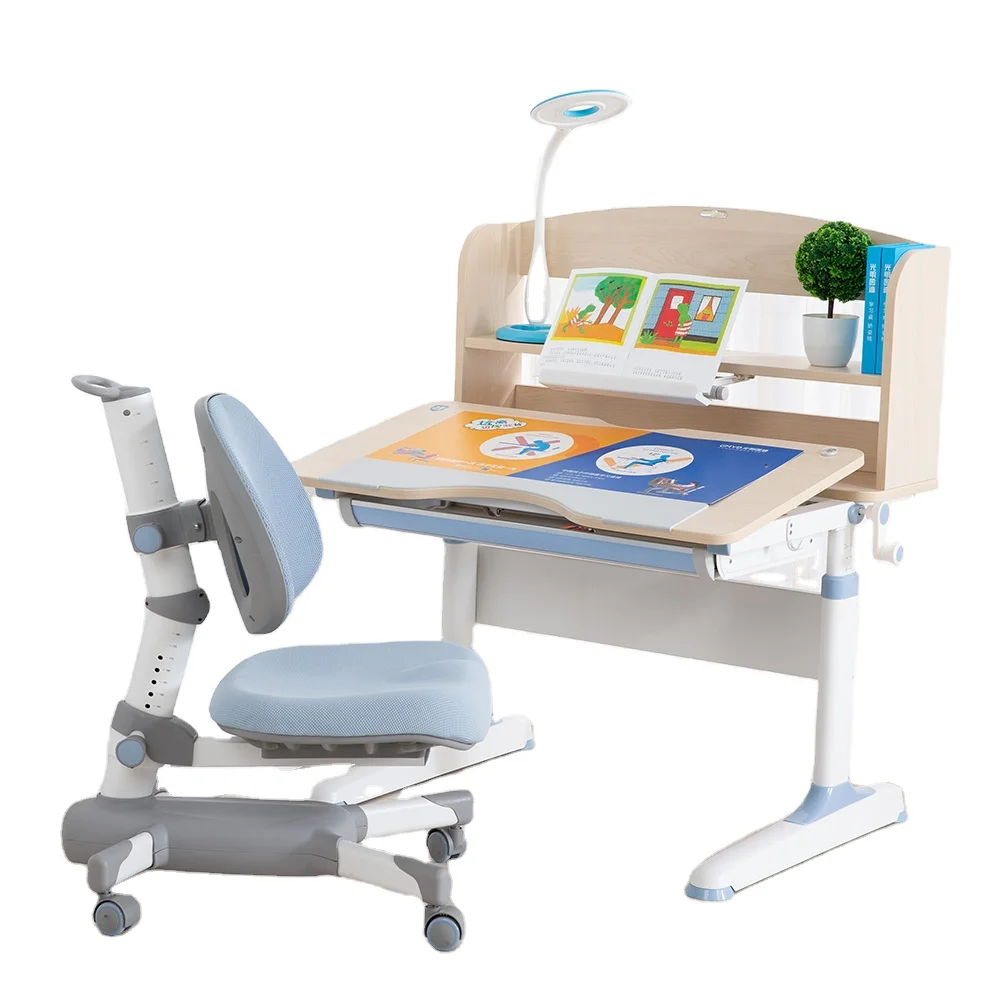 GMYD Wholesale Eco-friendly Height Adjustable Ergonomic Study Toddler Child Kids Table and Chair