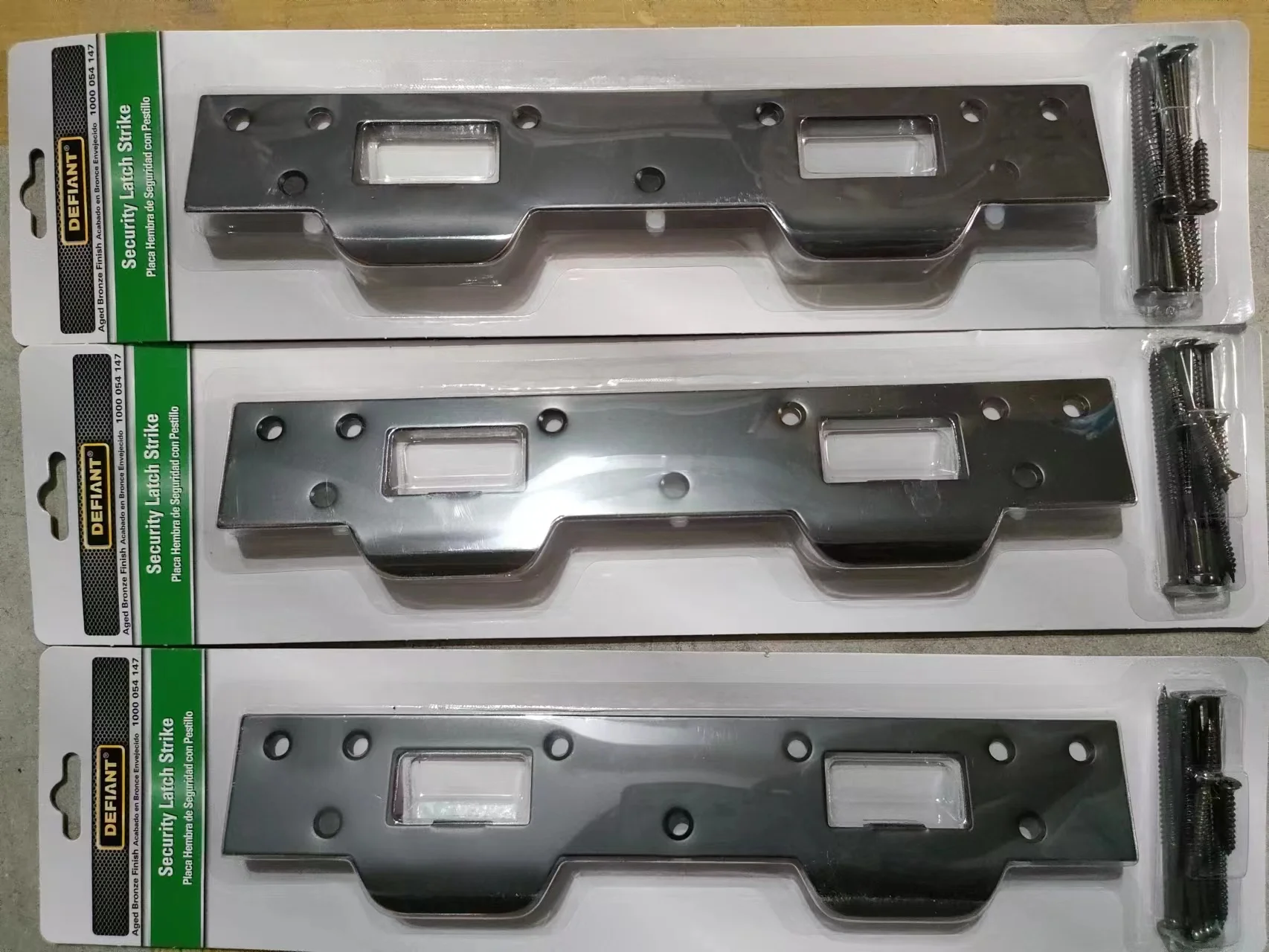 Stainless Steel Heavy Duty Maximum Security Door  Lock Combination Strike Plate