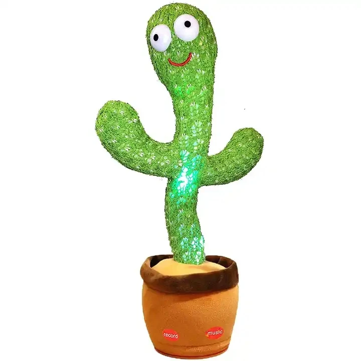 Dancing cactus Singing Dancing Saxophone Cactus Toys Soft Plush Electric Toys Stuffed Toy