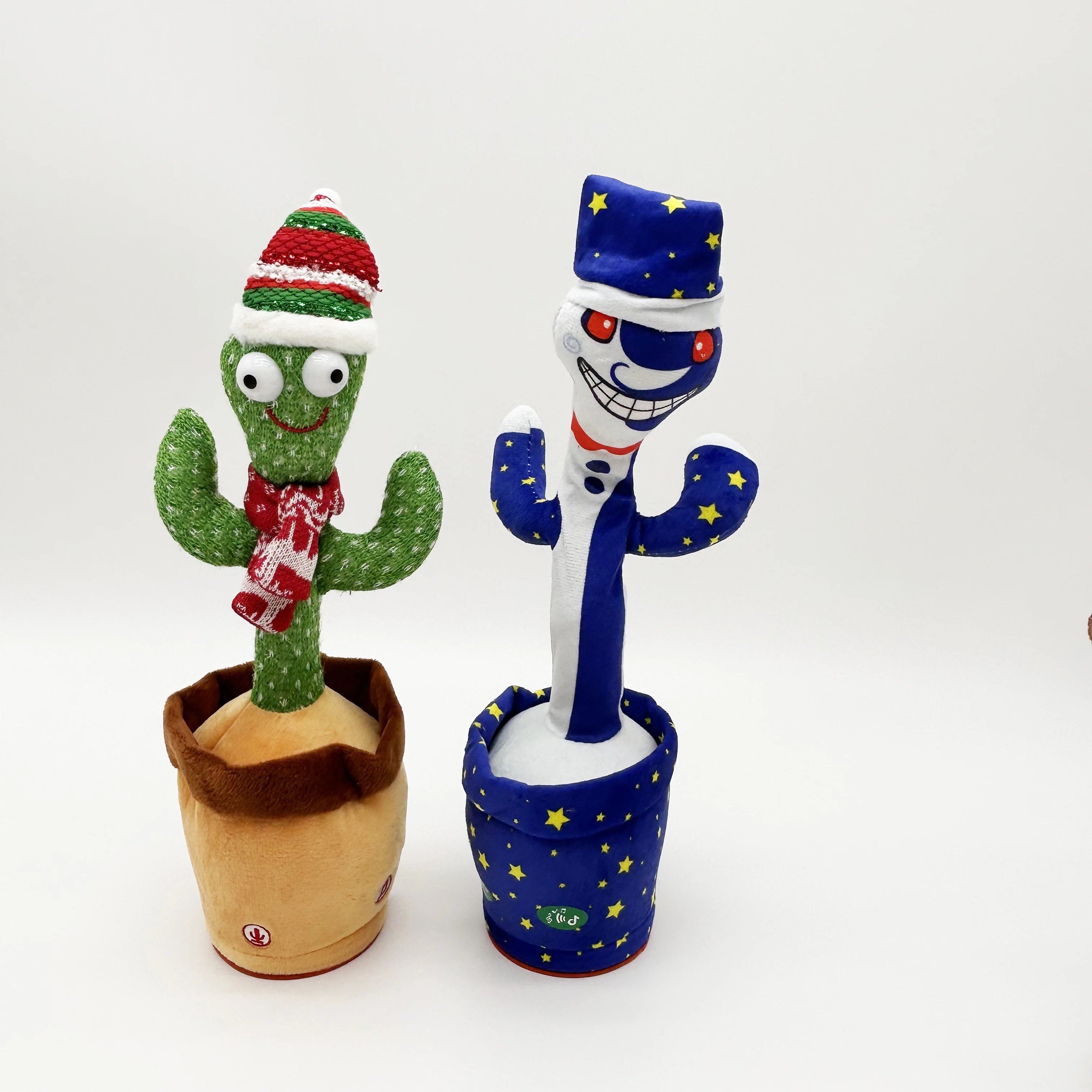 Hot sale product rechargeable with battery soft stuffed funny clown plush toy multifunction