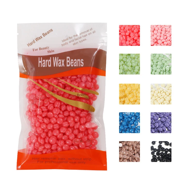 Private Lable Beauty Hard Wax Beans 100g Hair Remover Waxing Beads Manufacturer