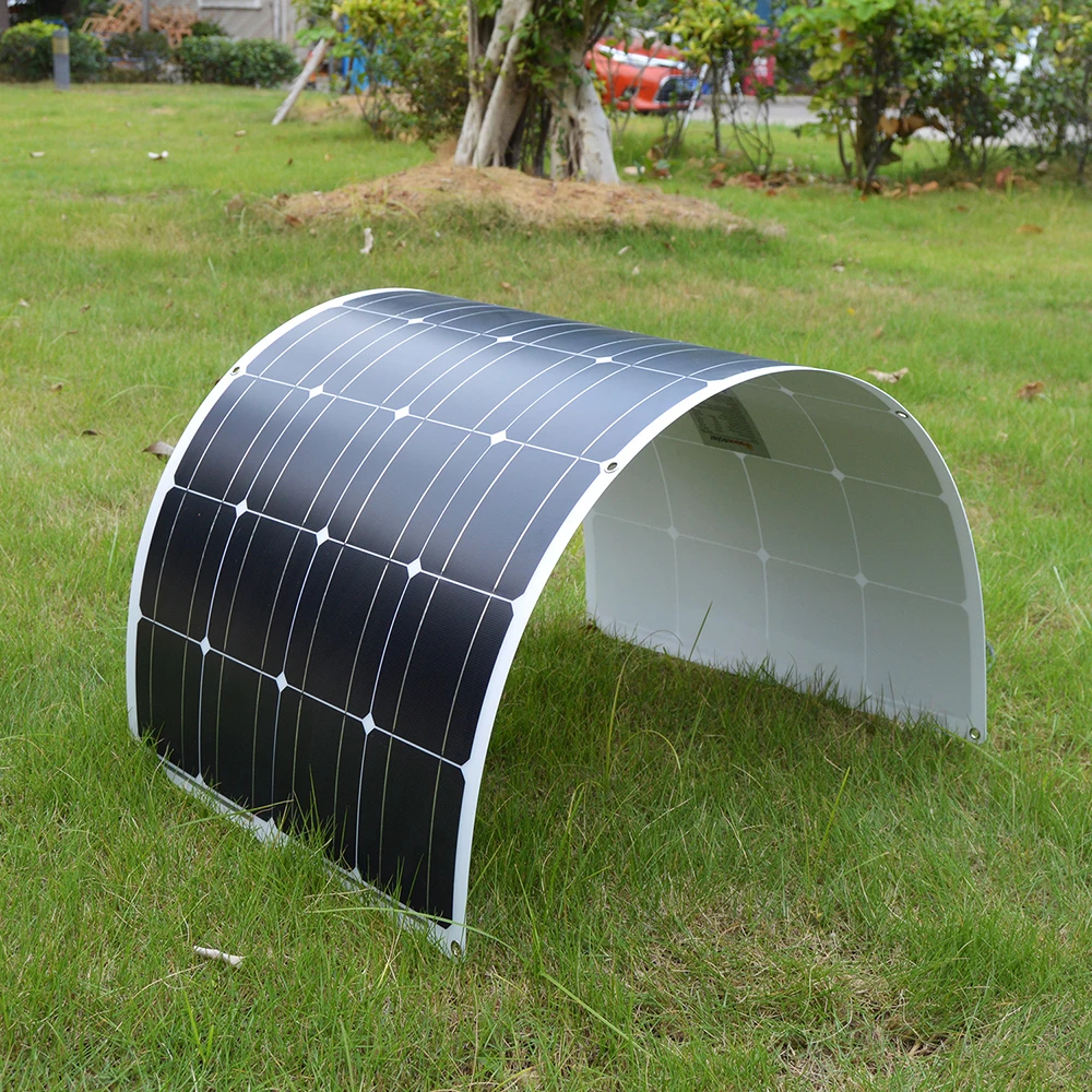 Wholesale high quality flexible solar panels can be rolled for convenient storage