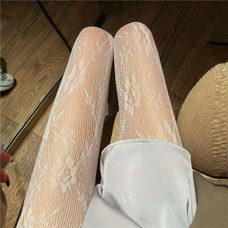 Lolita lace thin Popular hot sale full body transparent Japanese girls stocking movies sexy stockings