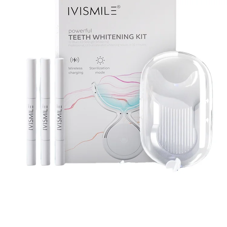 Professional Best Teeth Whitening Kit With 32 Led Lights And Gels For Sensitive Teeth With Private Logo