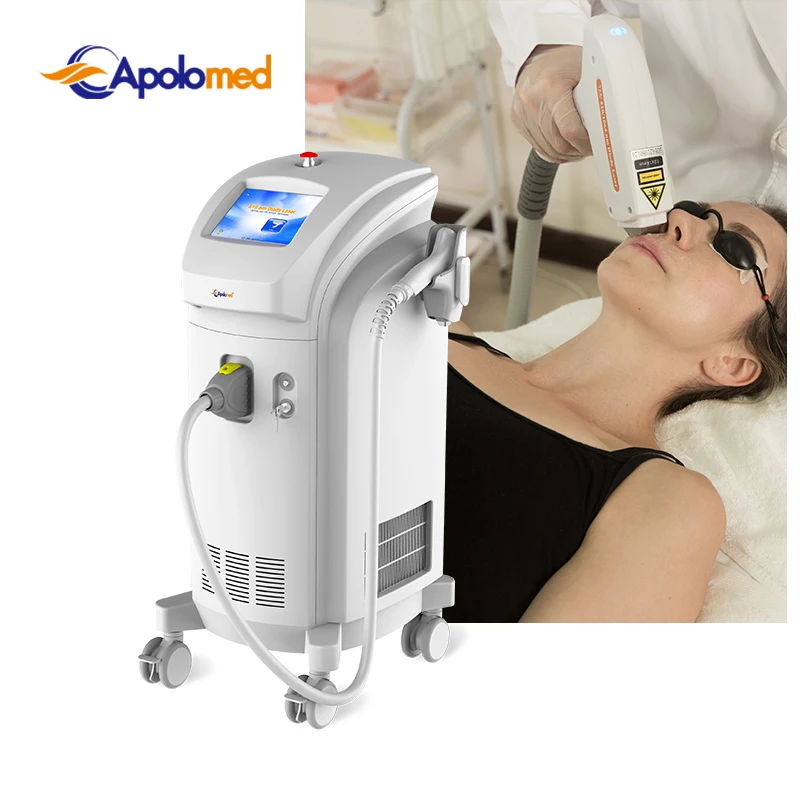 Apolo Epilation 808 hospital hair removal diode laser equipment price high density diode laser hair removal machine prices