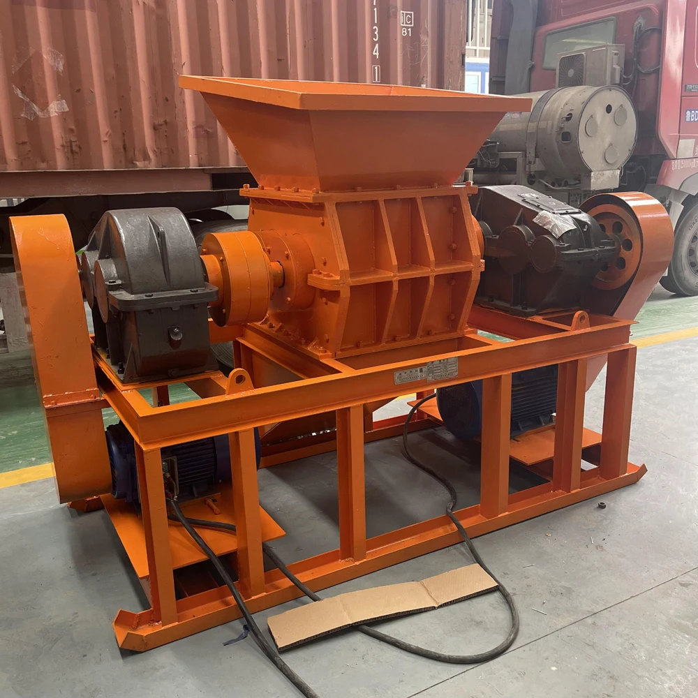 Сверхмощный дробильный станок с двумя валами для измельчения стального лома по низкой цене