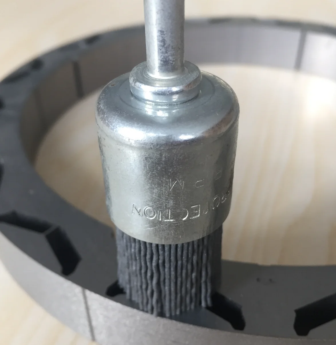 High quality Wire Brush Manufacturer Deburring Polishing Cleaning abrasive nylon wire Industrial End Brush