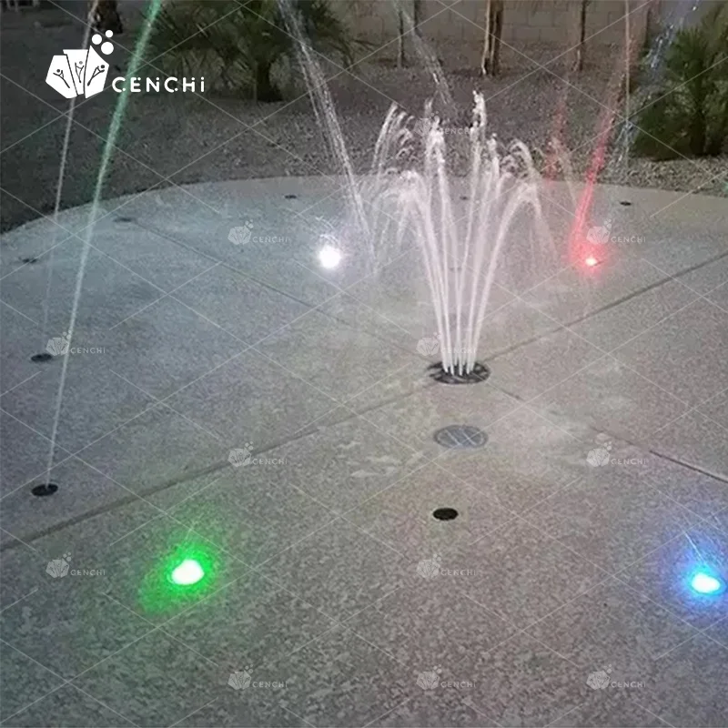 Уличное оборудование для игровых площадок с водным распылителем Cenchi воспроизведение водяного парка влажная Дека струйная насадка интерактивный