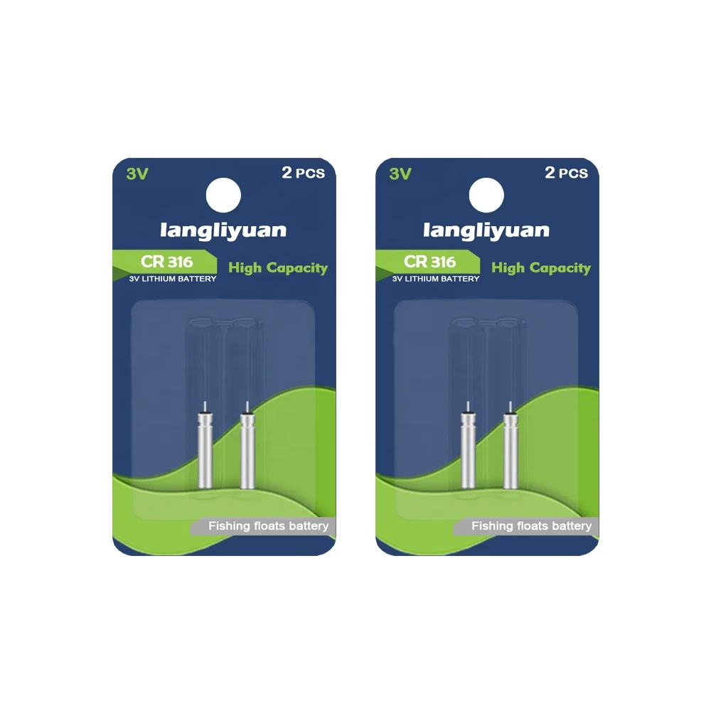 lithium 3v fishing float pin type cr316 battery manufacturer