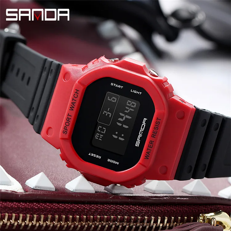 Sanda 293C  Style Digital Watch Men Waterproof Shock Ms Watch Sport Men Watches Boy Girl Electronic relogio masculino