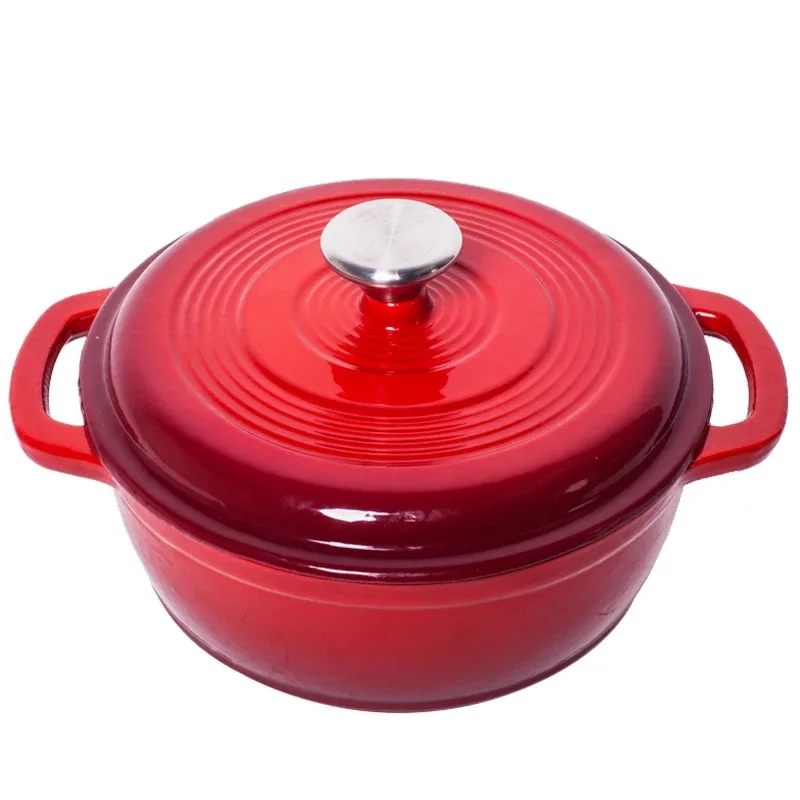 cast iron enamel dutch oven