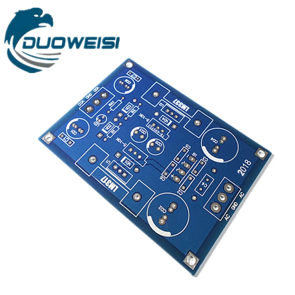LM317 LM337 adjustable filter power supply PCB board Continuously adjustable voltage output Suitable for the front stage