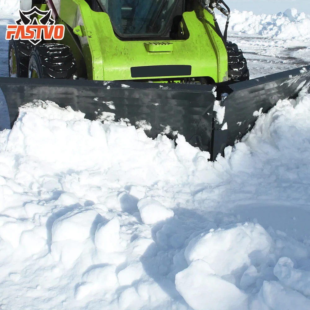 Mini Wheel Loader with Snow Blade