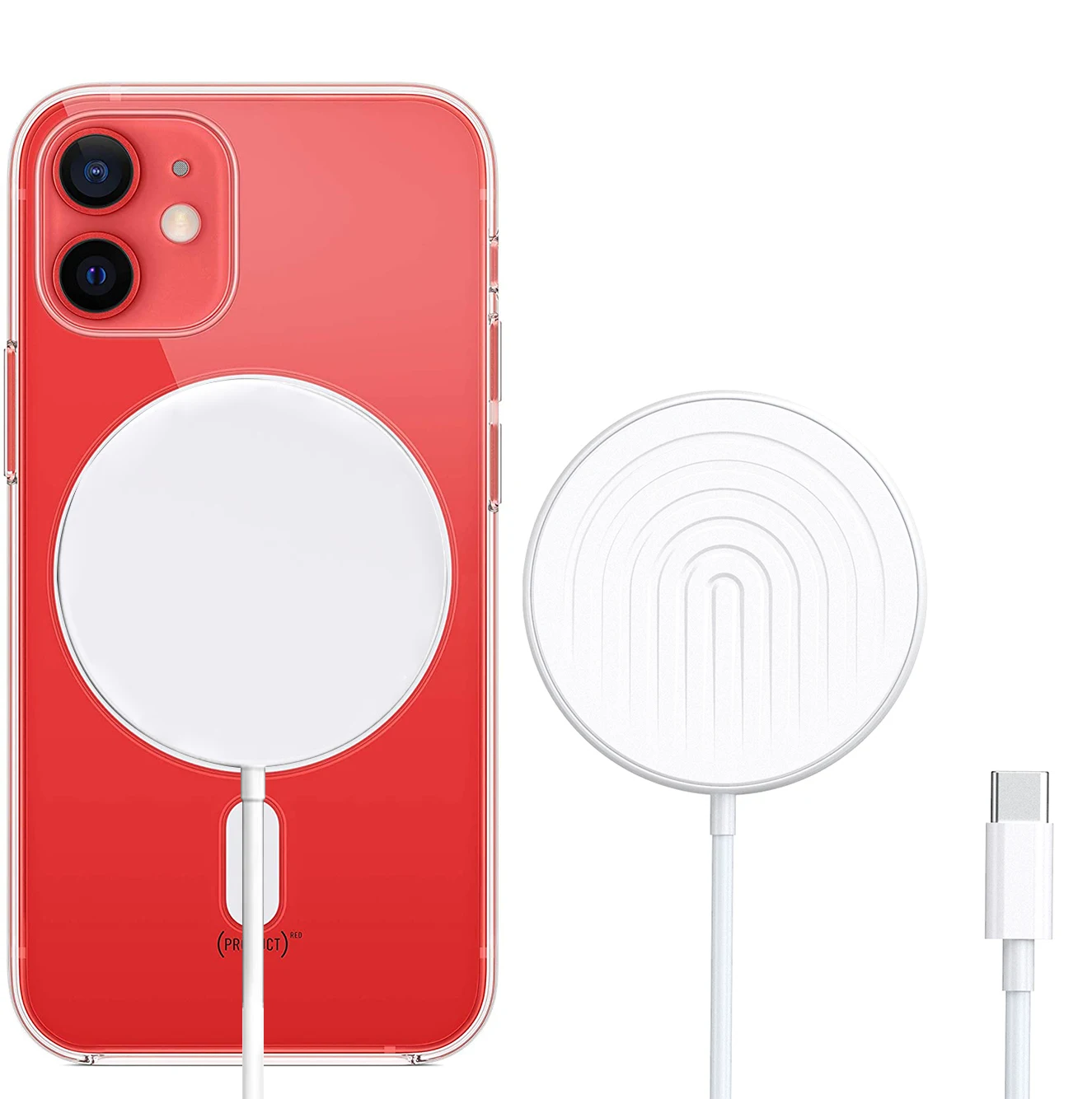  USB C 15 Вт OEM/ODM магнит Magsafing Быстрая зарядка магнитное QI Mag безопасное беспроводное зарядное устройство для i phone 12 / pro