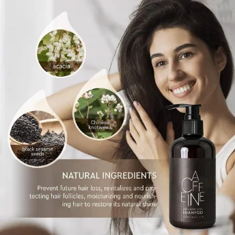 Private label Hair growth shampoo prevent hair loss deeply plant mild shampoo