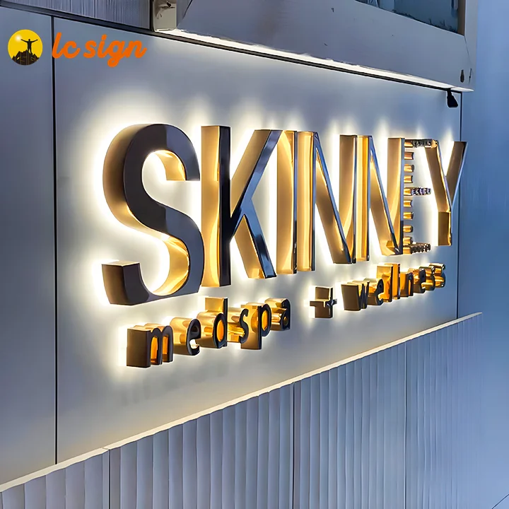 Backlit illuminated Sign custom logo led channel letters LED Sign Board for smoke shop