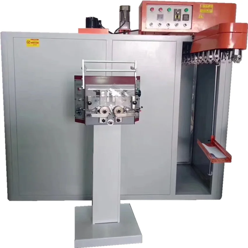 edge painting machine with Rotating oven dryer