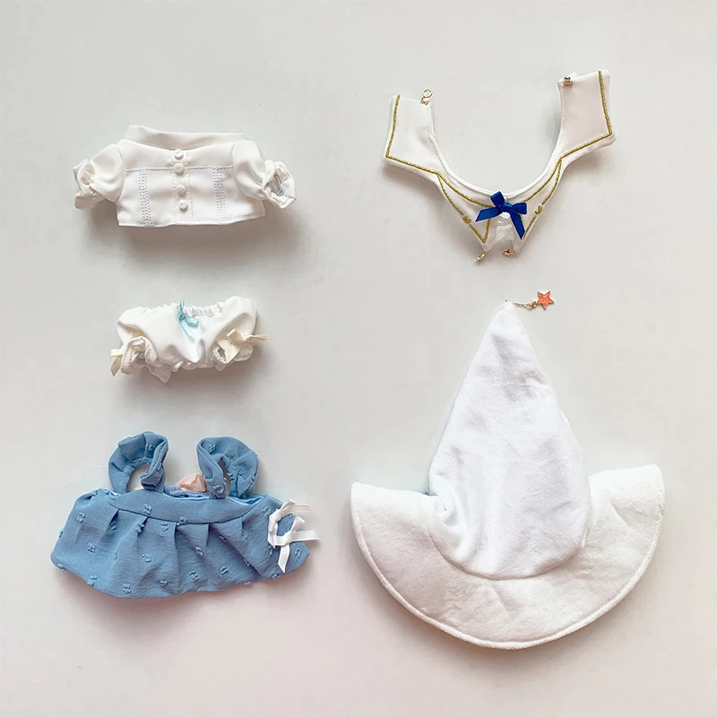 Halloween Witch Night Watch Candy Witch 20cm Cotton Doll Clothes Custom Anime Doll Detachable Clothes Accessories