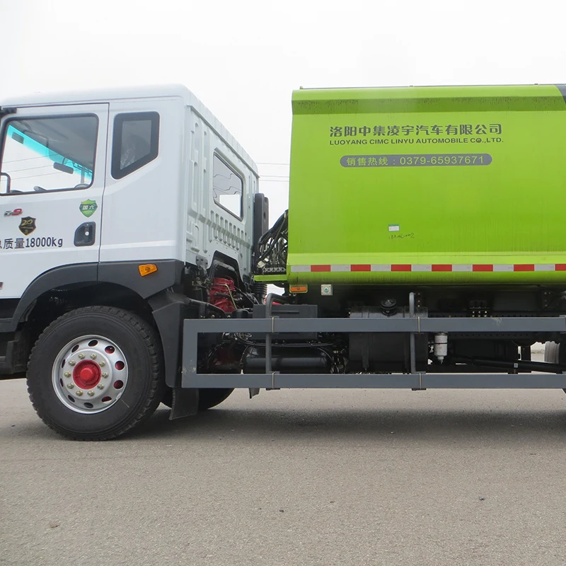 CIMC LINYU Dongfeng кухонный мусоровоз