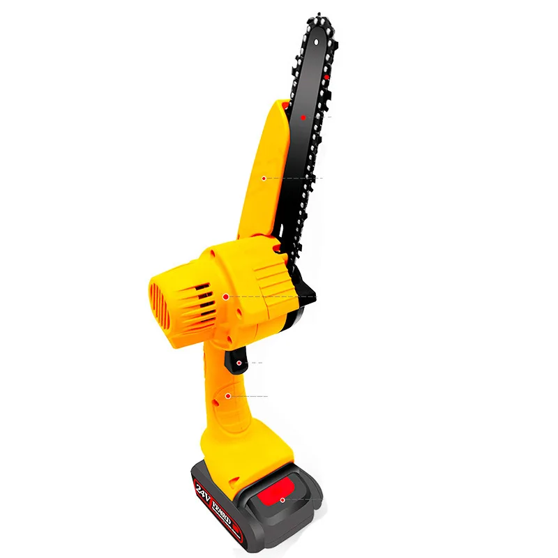 4/6 Inch Wood Cutting Battery Chain Saw Cordless Mini Electric Chainsaw