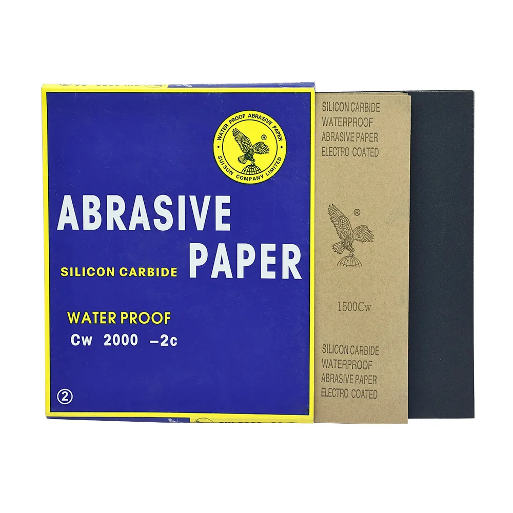 Good Quality Polishing Sandpaper Silicon Carbide Sandpaper Waterproof Sand Sheet