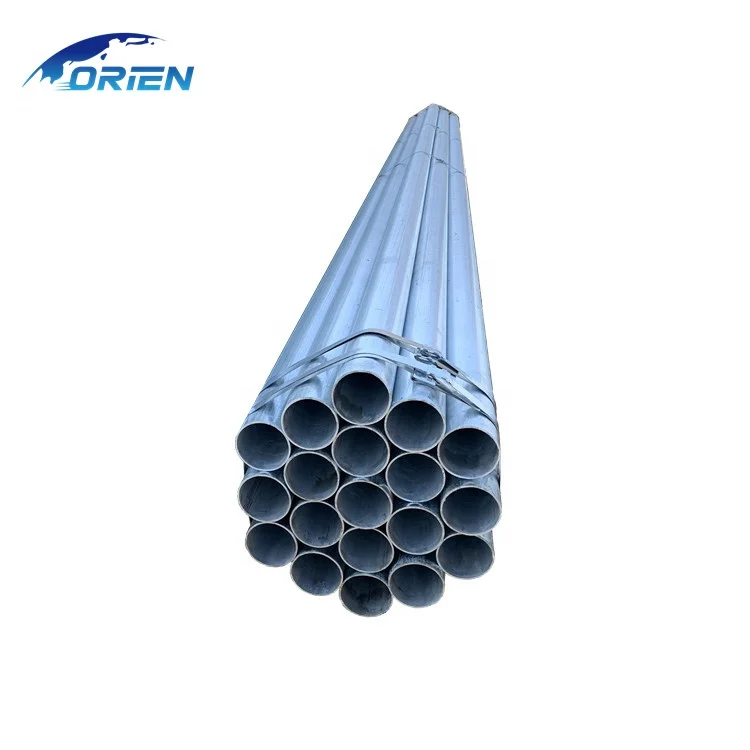 Steel Pipe Galvanized Round/ Rectangular/ Square z180 z275 Galvanized Carbon Steel Tube