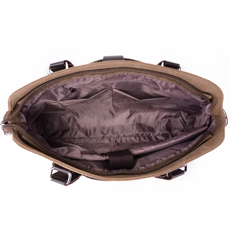 2024 Simple design hard shape canvas laptop bag computer case laptop handbag bag