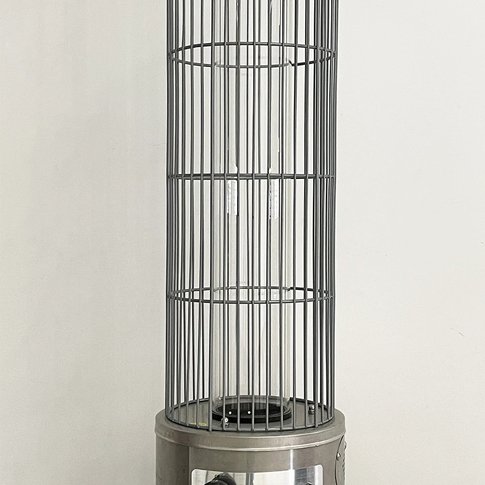 outdoor rapid warming gas heater safety  glass tube patio heater